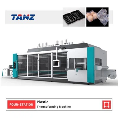 Máquina formadora de vacío de blister completamente automática de PET de fábrica